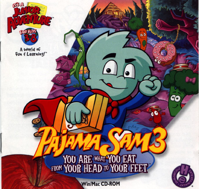 Pajama Sam 3: You Are What You Eat From Your Head To Your Feet - predn CD obal