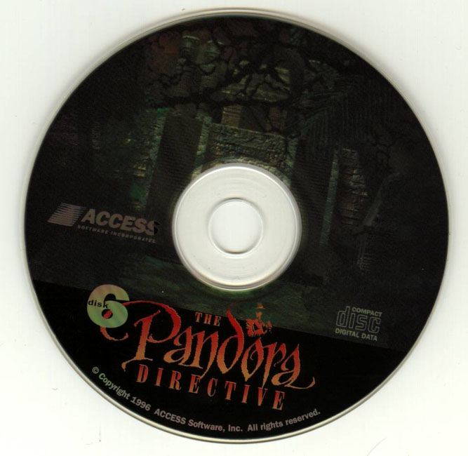 The Pandora Directive - CD obal 4