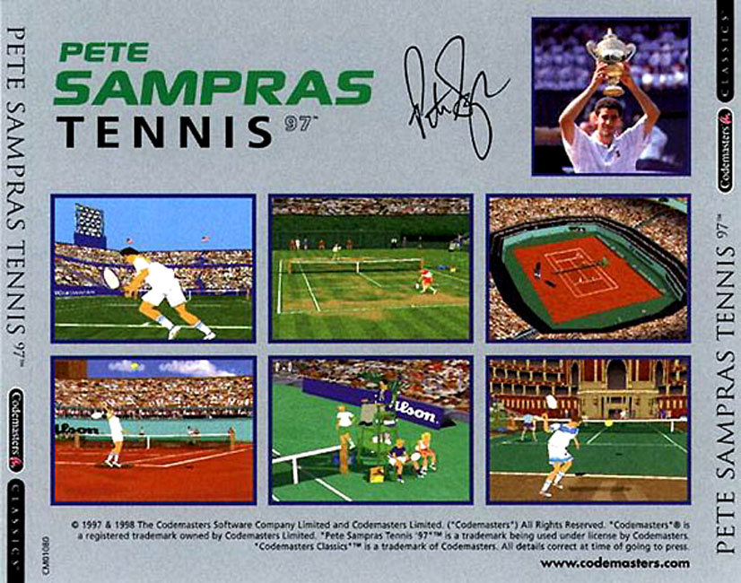Pete Sampras Tennis 97 - zadn CD obal