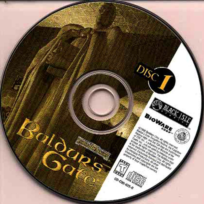 Baldur's Gate - CD obal