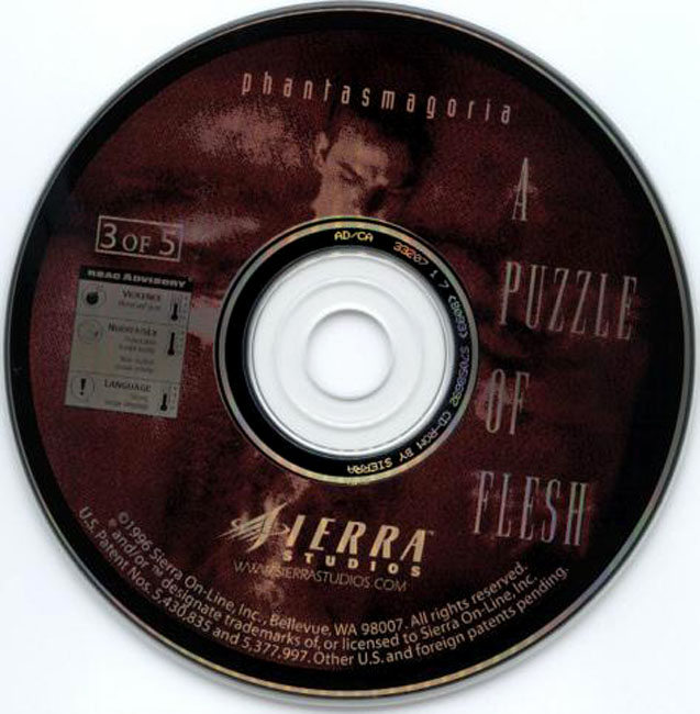 Phantasmagoria: A Puzzle of Flesh - CD obal 3