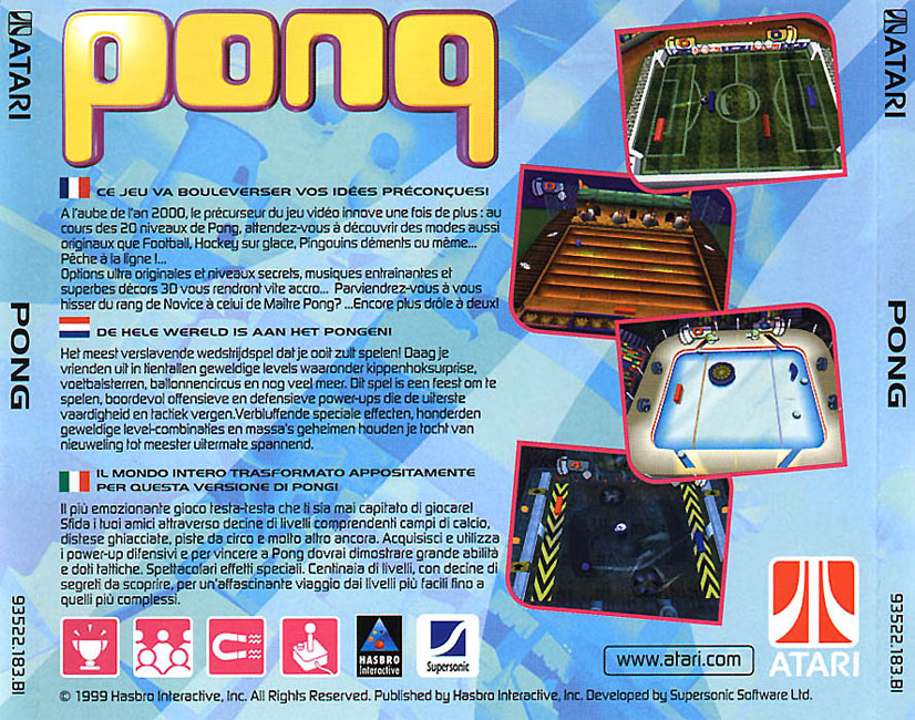 Pong - zadn CD obal