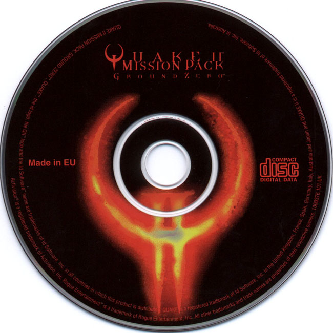 Quake 2 Mission Pack: Ground Zero - CD obal 2