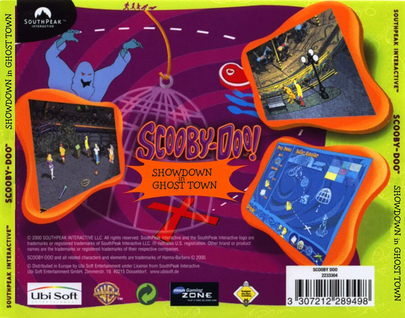 Scooby-Doo: Showdown in Ghost Town - zadn CD obal