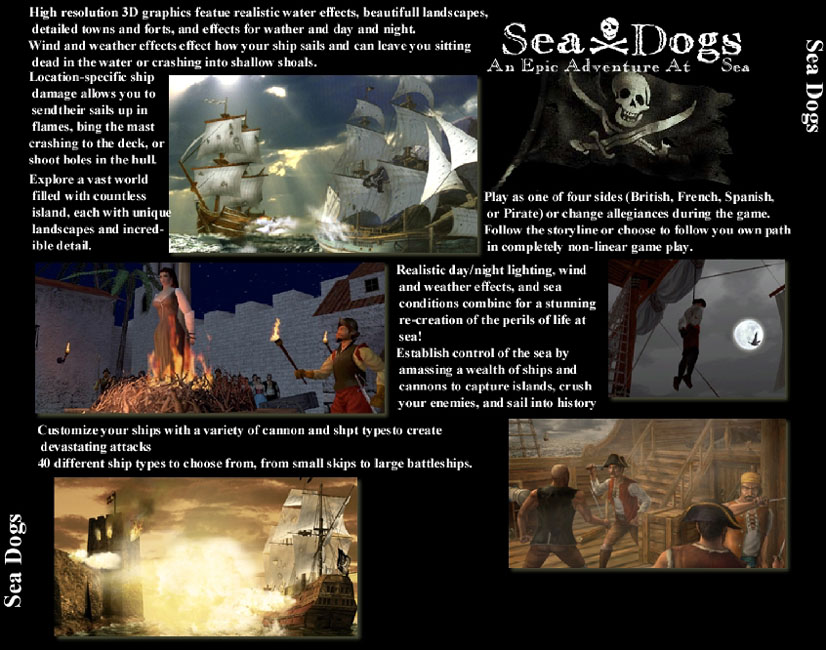 Sea Dogs - zadn CD obal