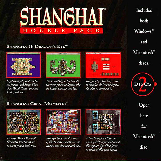 Shanghai: Double Pack - predn vntorn CD obal