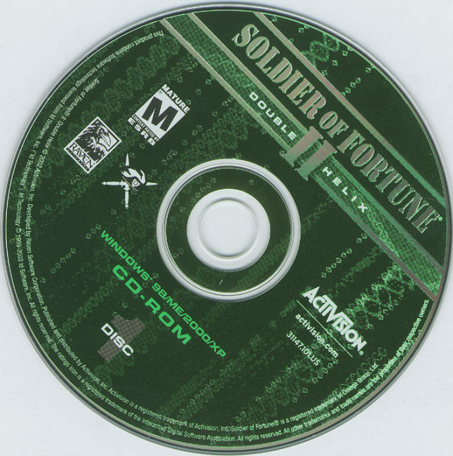 Soldier of Fortune 2: Double Helix - CD obal