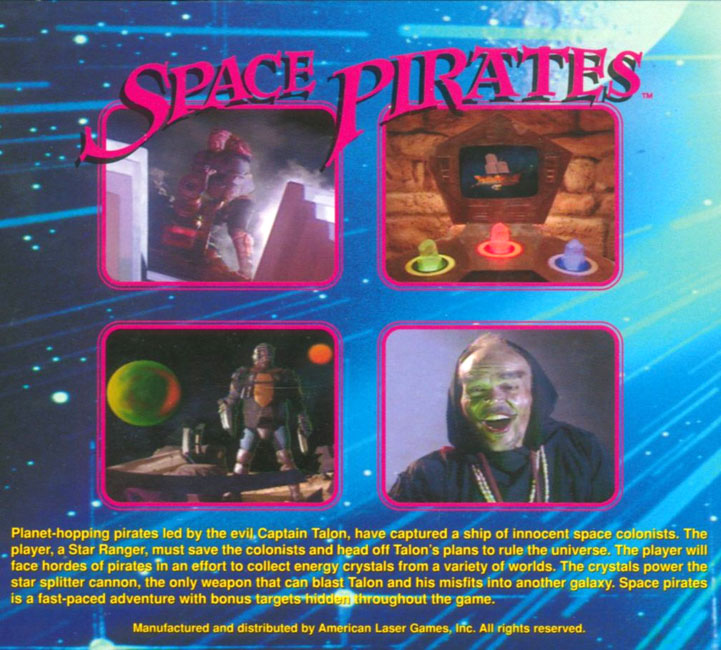 Space Pirates - zadn CD obal