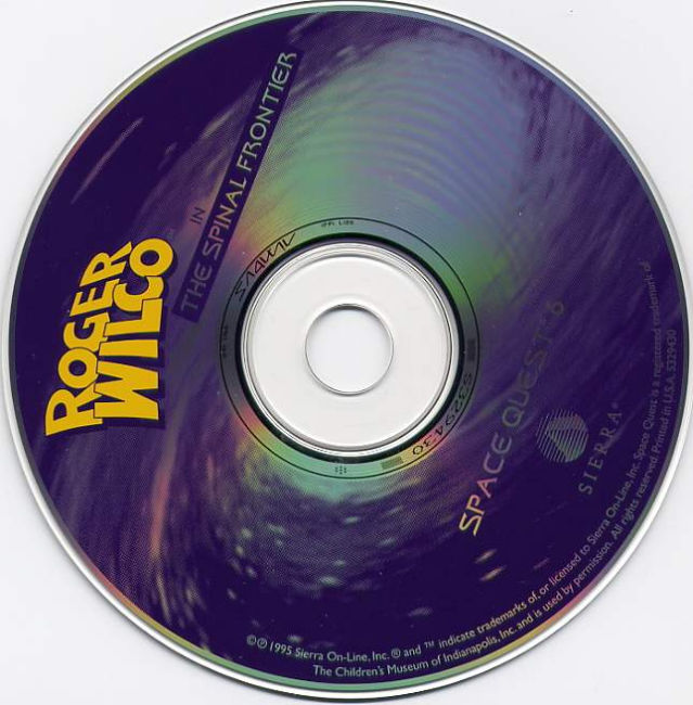 Space Quest 6: Roger Wilco in The Spinal Trontier - CD obal