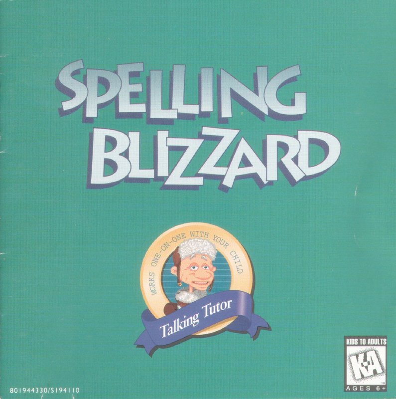 Spelling Blizzard - predn CD obal