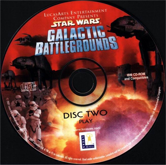 Star Wars: Galactic Battlegrounds - CD obal 2