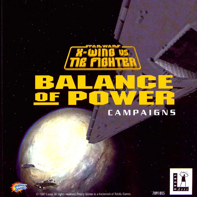 Star Wars: X-Wing vs. Tie Fighter: Balance of Power - Campaigns - predn vntorn CD obal