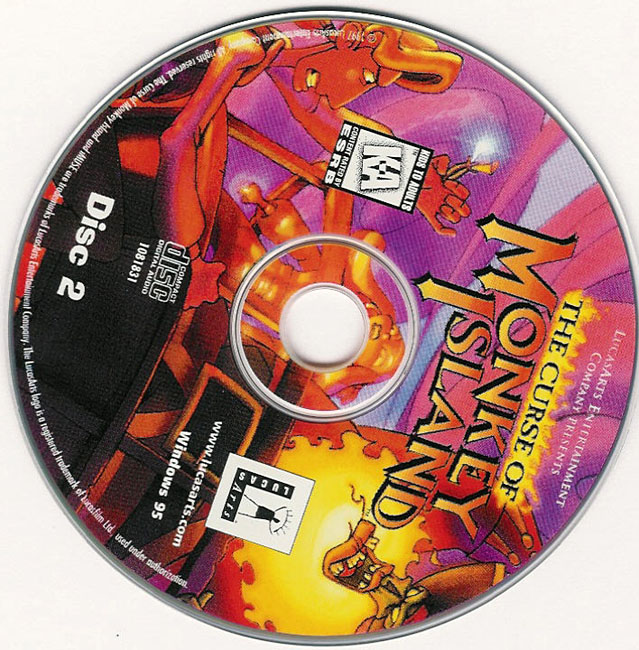 Monkey Island 3: The Curse of Monkey Island - CD obal 2