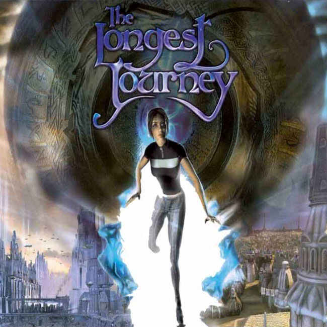The longest journey 1. The longest Journey 1999 Эйприл. The longest Journey обложка. Лонгест Джорней игра.