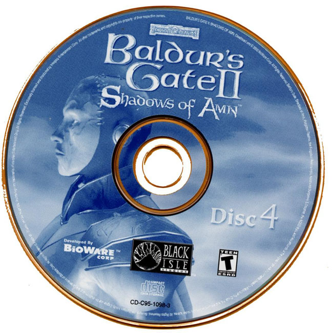 Baldur's Gate 2: Shadows of Amn - CD obal 4
