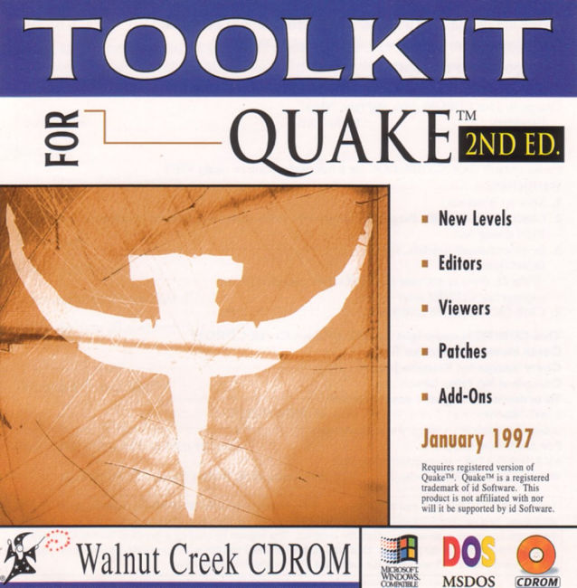 Toolkit for Quake: 2nd Edition - predn CD obal