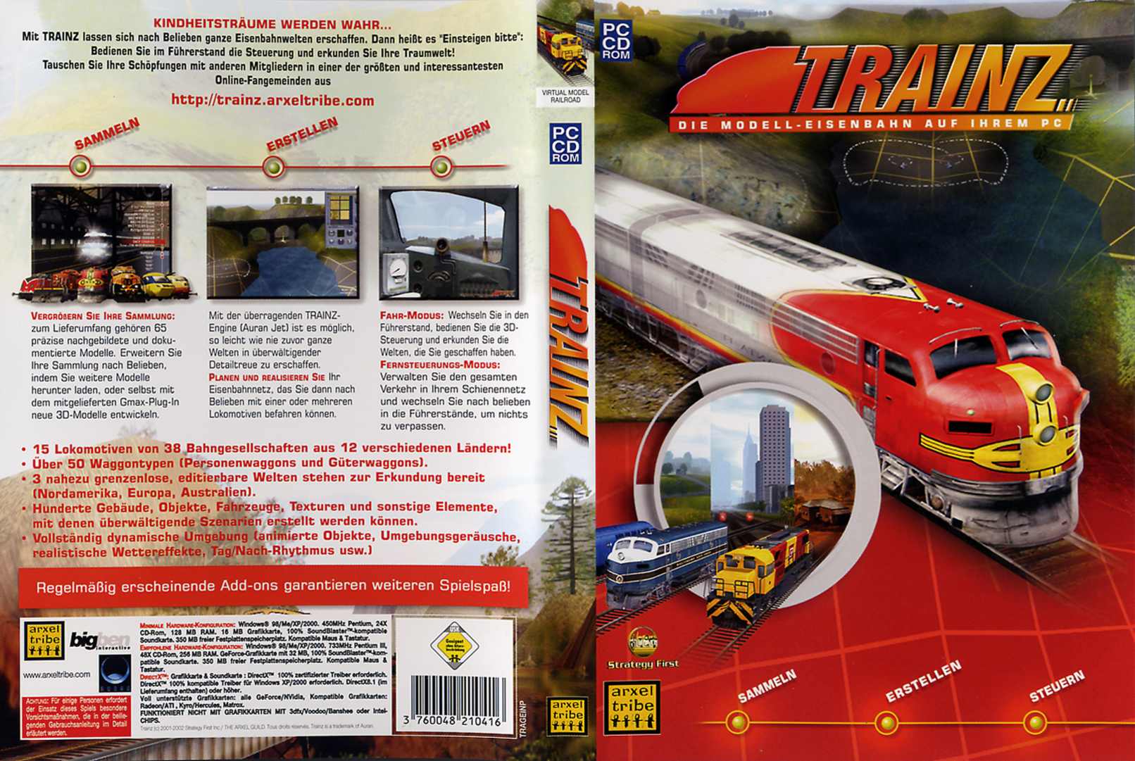 Trainz - DVD obal