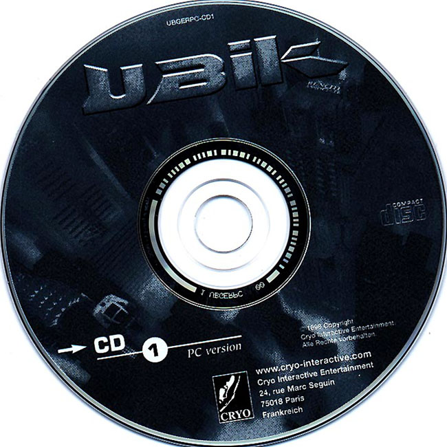 Ubik - CD obal