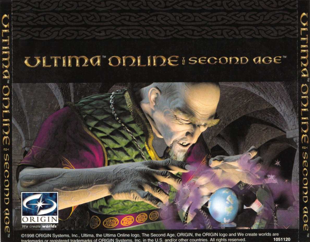 Ultima Online: The Second Age - zadn CD obal