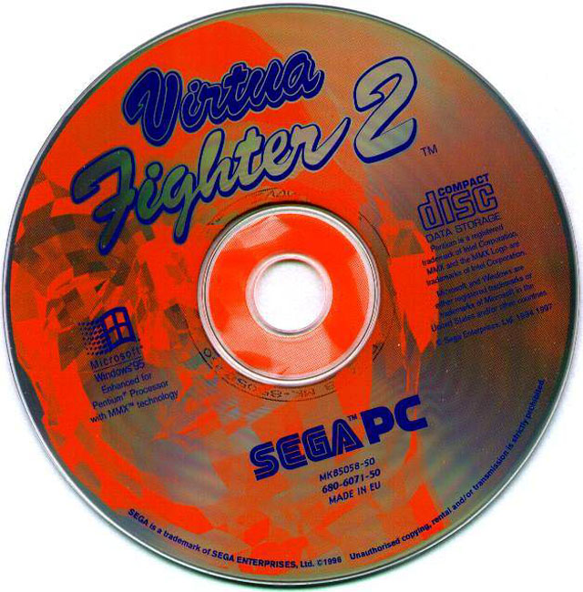 Virtua Fighter 2 - CD obal