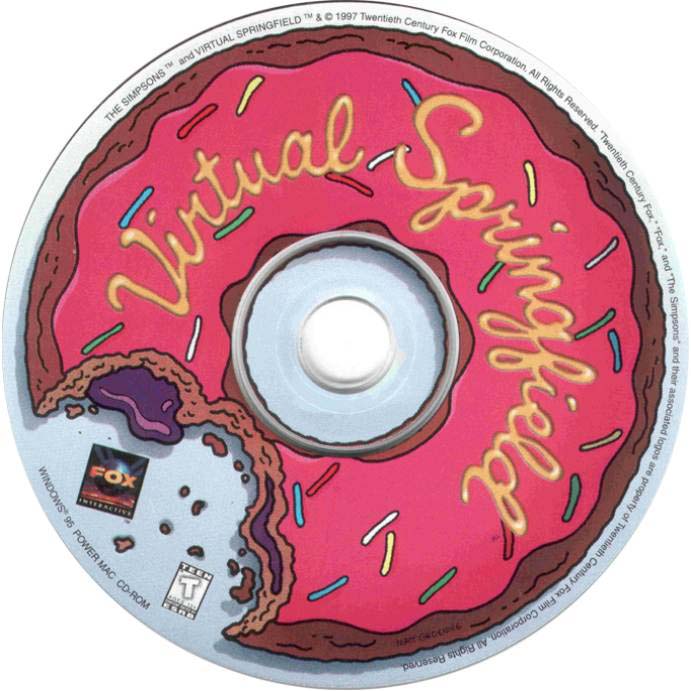 The Simpsons: Virtual Springfield - CD obal