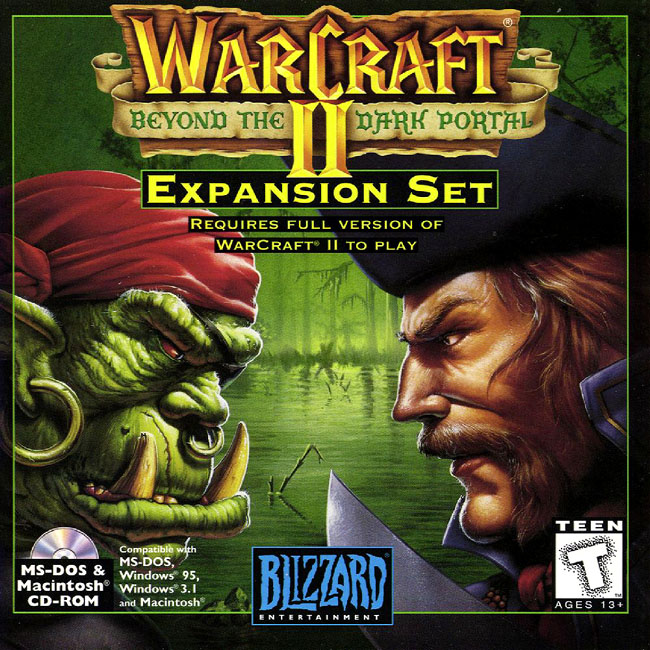 WarCraft 2: Beyond the Dark Portal - predn CD obal