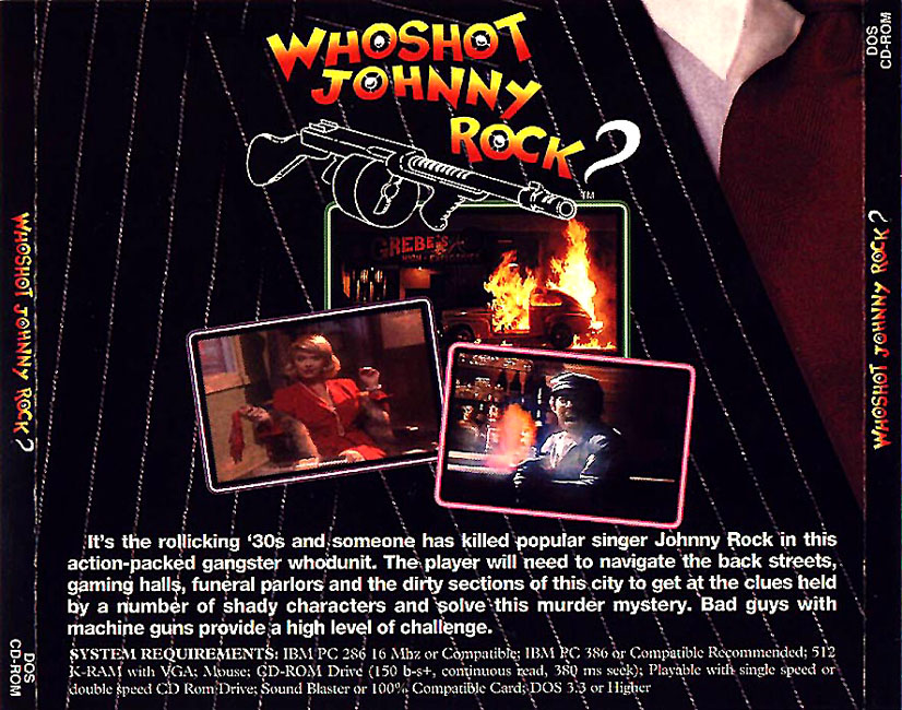 Who Shot Johnny Rock? - zadn CD obal