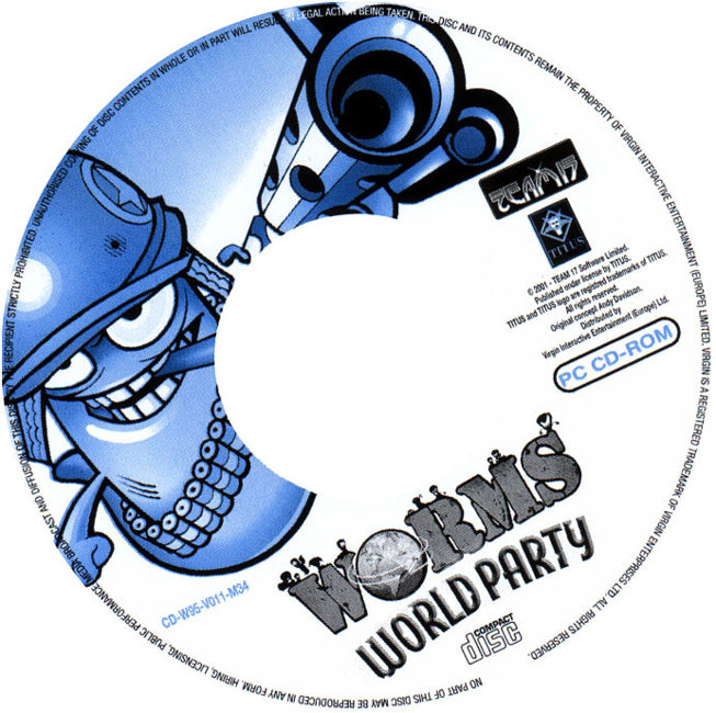 Worms: World Party - CD obal