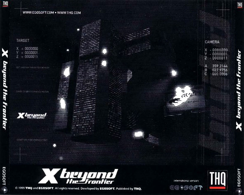 X: Beyond the Frontier - zadn CD obal