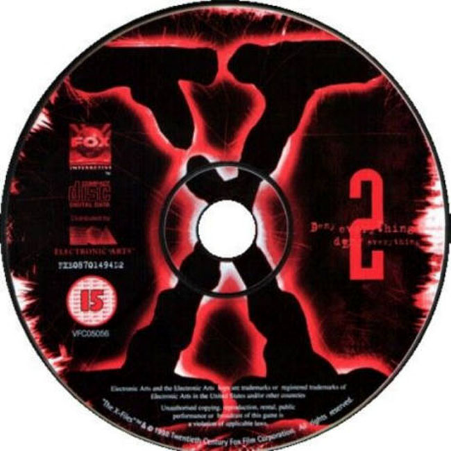 The X-Files Game - CD obal 2