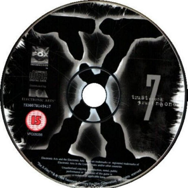 The X-Files Game - CD obal 7