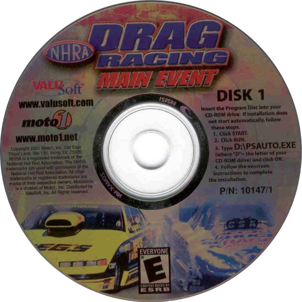 NHRA Drag Racing: Main Event - CD obal