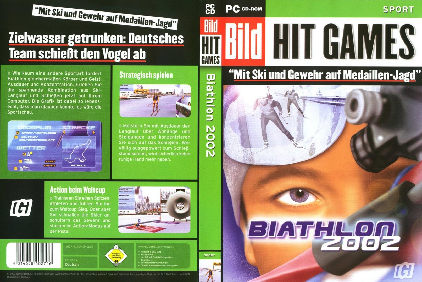 Biathlon 2002 - DVD obal