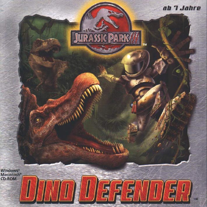 Jurassic Park 3: Dino Defender - predn CD obal 2