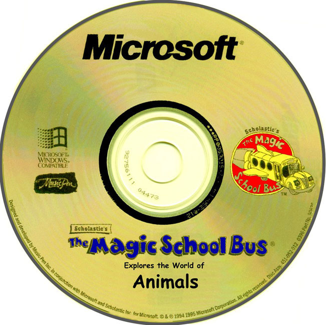 Magic School Bus: Animals - CD obal