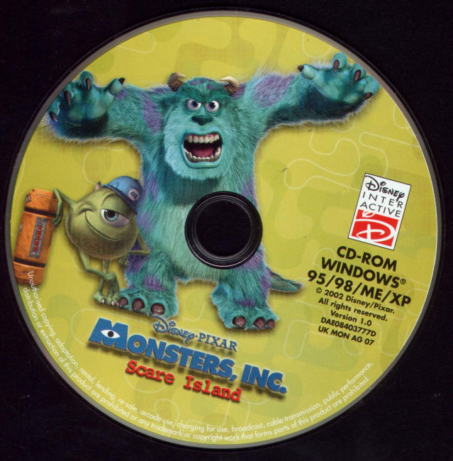 Monsters, Inc.: Scare Island - CD obal