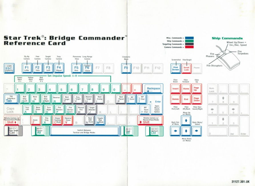 Star Trek: Bridge Commander - zadn vntorn CD obal