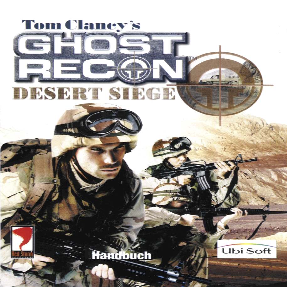 Ghost Recon: Desert Siege - predn CD obal 2