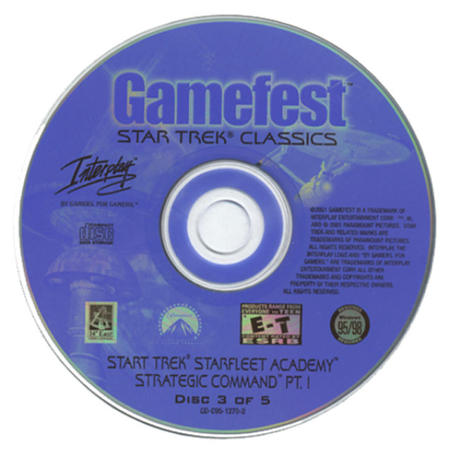 Gamefest Star Trek Classics - CD obal 3