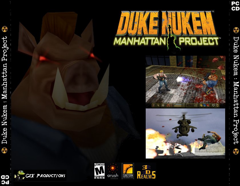 Duke Nukem: Manhattan Project - zadn CD obal