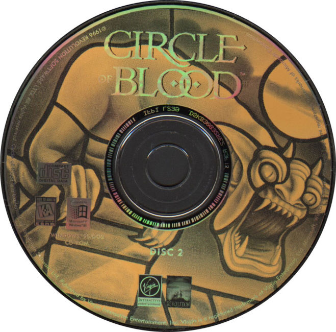 Broken Sword: Circle of Blood - CD obal 2