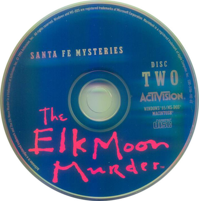 Santa Fe Mysteries: The Elk Moon Murder - CD obal 2