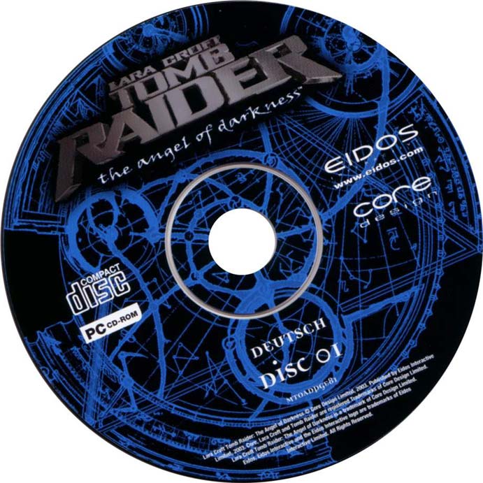 Tomb Raider 6: The Angel Of Darkness - CD obal