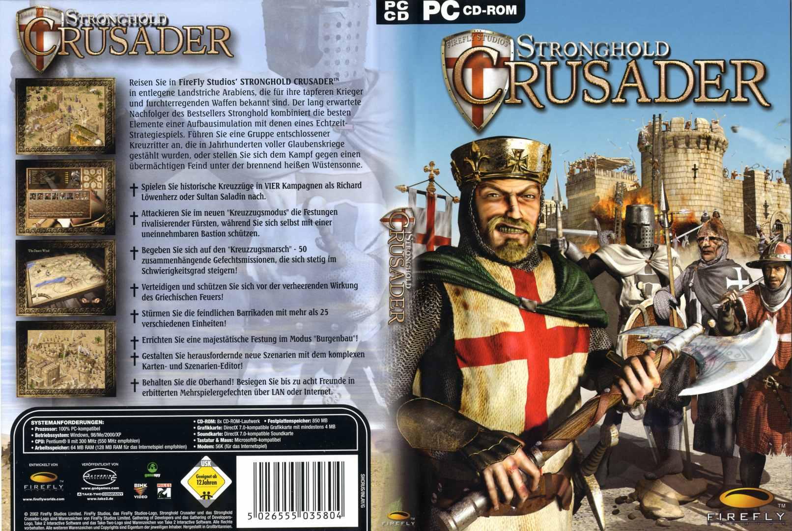 Stronghold: Crusader - DVD obal