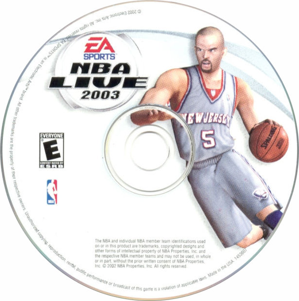 NBA Live 2003 - CD obal