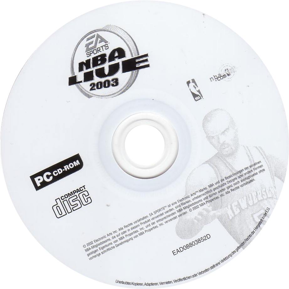 NBA Live 2003 - CD obal 2