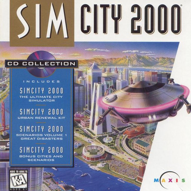 SimCity 2000: CD Collection - predn CD obal