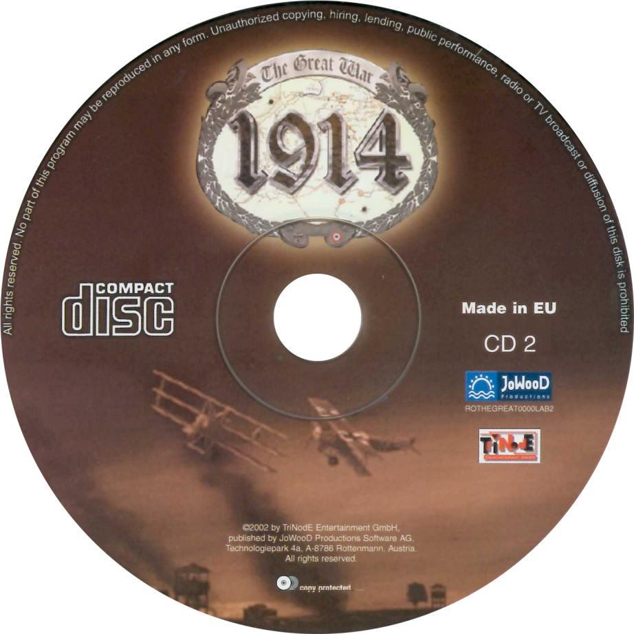 1914: The Great War - CD obal 2
