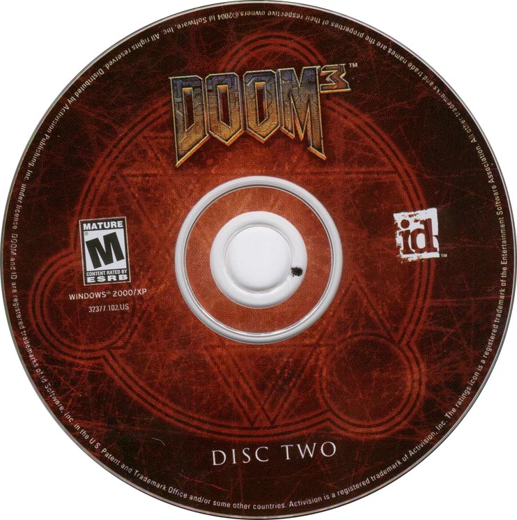 Doom 3 - CD obal 2