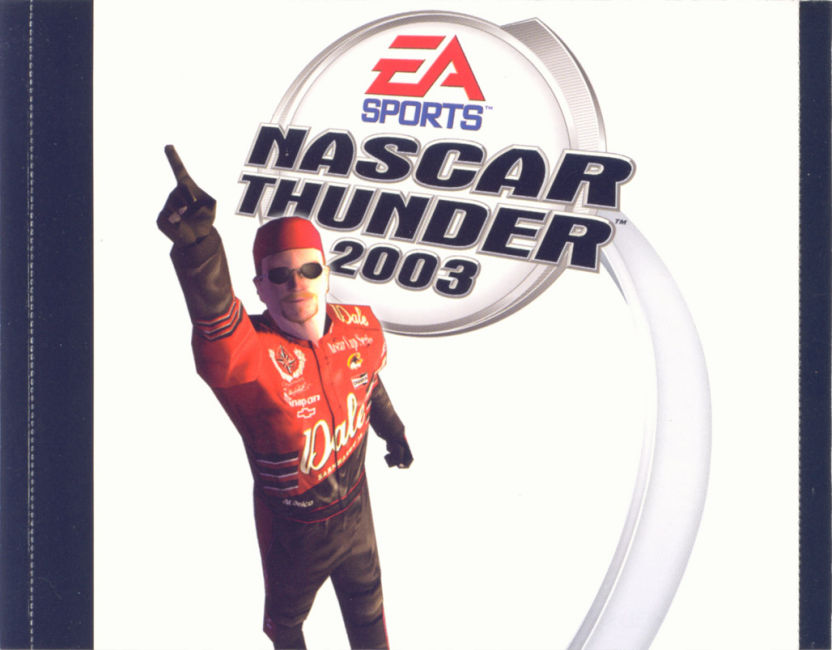 Nascar Thunder 2003 - zadn vntorn CD obal